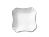 WHITE HALF-LACE SQ. SALAD/VEG. BOWL