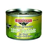 Evanger's Super Premium 100% Rabbit for Dogs, Case of 24