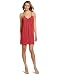 LAmade Women's Shirred Racer Dress, Holly Berry, Large
