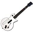 Wireless Guitar for Wii Guitar Hero and Rock Band Games (exclude Rock Band 1) Color White, Compatible with All Guitar Hero games and Rock Band 2