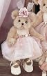 Tiny Toeshoes Bearington Ballerina Bear 10" Dressed Teddy Bear Christmas Stuffed Animal Gift By Bearington Collection