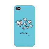PETER J&Auml;CKEL KEITH HARING Back Cover fuer iPhone 4 BLUE ANGLES