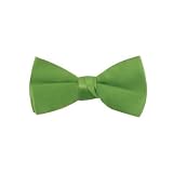 Boy's Solid Tree Green Bowtie