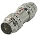Cables To Go RapidRun - Video / audio coupler - 12 pin RapidRun (M) - 12 pin RapidRun (M) - chrome
