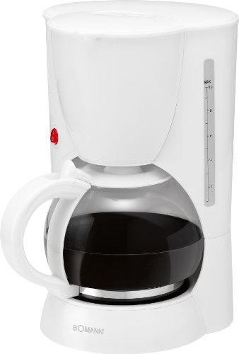 Clatronic Bomann KA 178 CB Kaffeeautomat / 1000 Watt / wei&szlig;
