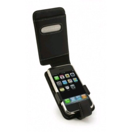 Alu-Leather Case (Apple iPhone 3G) - Flip Type
