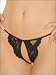 Lickety Split! Crotchless Panty, ONE SIZE, BLACK