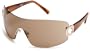 Kenneth Cole New York Women's KC6033 Sunglasses,Brown Horn Frame/Brown Lens,one size