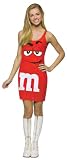 Teen and Tween Tank Dress Red M & M's Costume - Teen Size 13-16