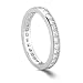 Jewelry : Platinum Eternity Diamond Wedding Band.