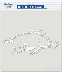 WinCraft Arkansas Razorbacks Die-Cut Decal - 8