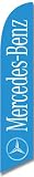 12ft x 2.5ft Mercedes-Benz Feather Banner Flag - FLAG ONLY - LIMITED TIME OFFER