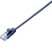 ELECOM LAN�����֥� CAT6��� �˺� 0.3m �֥롼�᥿��å� LD-GPS/BM03