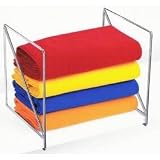 Kitchen & Housewares : Shelf Dividers - Set of 4 (Chrome) (9' H x 8' D)