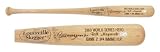 Bill Mazeroski Autographed Bat - Pittsburgh Pirates, Louisville Slugger, Blonde, Name Engraved - Autographed MLB Bats