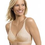 Playtex Women's Cross Your Heart Foam Lined Heart Jacquard Soft Cup, Soft Taupe, 38B