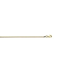 18K Yellow Gold Franco 1mm Necklace 30 Inch