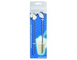 Kitchen Craft Stainless Steel Two-in-One Drinking Straws / Stirrers- set of two