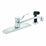 Moen 8720 M Bition Single Handle Kitchen Faucet with Hose and Spray, Chrome 31bi4D9g1SL. SL160 Moen 8720 M Bition Single Handle Kitchen Faucet with Hose and Spray, Chrome