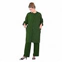 Betty Dain Crinkle Nylon Big Shirt Snap Hunter