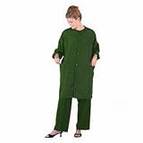 Betty Dain Crinkle Nylon Big Shirt Snap Hunter