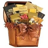 Deluxe and Decadent All Chocolate Sampler Chest - Gourmet Food Gift Basket
