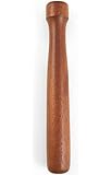 Winco Wooden Muddler, Lacquered Walnut
