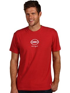 Life Is Good Football Icon Crusher Short Sleeve Tee Mens Medium
