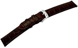 MORELLATO (モレラート) 時計バンド LOUISIANE 17mm ダークブラウン 牛革アリゲーター型押し U2128 434 034 017