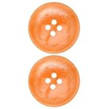 Fashion Button 1'' Flagstaff Orange By The Package