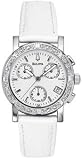 Bulova Women's Diamond Chronograph Interchangeable Strap Watch #96R32