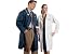 Unisex Lab Coat - Navy Medium