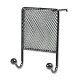 Fellowes 75903 Mesh Partition Additions Coat Hook, Black