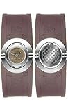 Gucci Twirl Small Brown Rubber Bracelet Women's Watch #YA112519