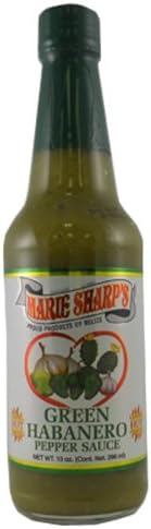 Hot Sauce Depot 60171072 Marie Sharps Green Habanero44; 10oz - Pack of 3
