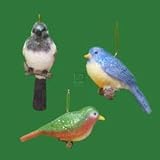 4 RESIN SPRINGBIRD, WOODPECKER & BLUEBIRD 3/ASSTD.