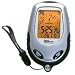 Handheld Digital Compass with Thermometer & Digital Clock