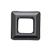 Swarovski Crystal #4439 20mm Square Ring Pendant Jet Black (1)