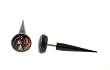 Genuine Ed Hardy Black Fake Taper - Indian Logo - 16g Wire - 00G - 32mm Length - Sold as a Pair