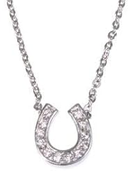Bezel Horseshoe Pendant