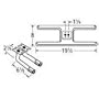Music City Metals 10602-709LR Stainless Steel Burner Replacement for Gas Grill Model Charmglow 624J