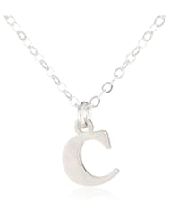 Dogeared A~Z Gold or Silver Open Pendant Necklace, 18"