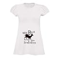 Trend Mama Umstandsmode Lang T Shirt " Mein Bauch ist kein Streichelzoo"