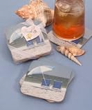 BEACH COASTERS - BEACH THEME CORK COASTER SETS - coasters, Quantity of 30 pc,
