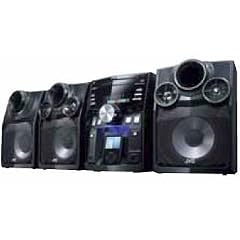 JVC MX KC 68 Kompaktanlage (CD/WMA/MP3-Player, UKW-/MW-Tuner, 3-Wege Lautsprecher, 400 Watt, Apple iPod Dock) schwarz