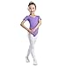 Shouhengda Baby Girls Gymnastics Leotards Short Sleeve Dance Wear Clothes
