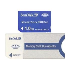 SanDisk 4GB Memory Stick Pro Duo Memory Card