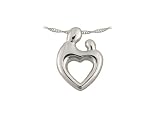 Medium Sterling Silver Mother and Child® Pendant by Janel Russell