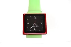 iPod Nano 6 Gel Watch Strap - Green(Also Compatible with 2011 iPod Nano)
