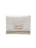 Layla Rose 'Willow' Leather Clutch Purse White